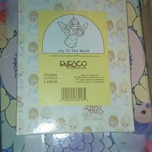 Joy to the world precious moments ornament